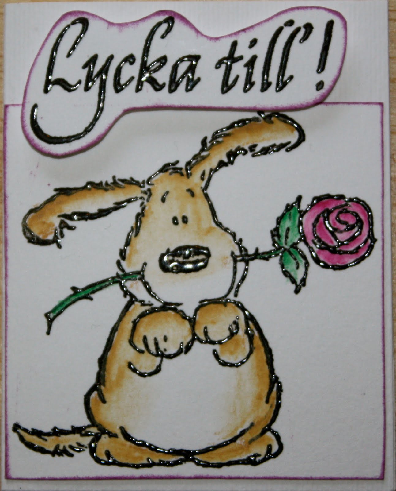 Kullander Art Design Lycka till kort!