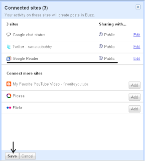 How to Add Google Buzz Links and Buttons On Your Blog 1