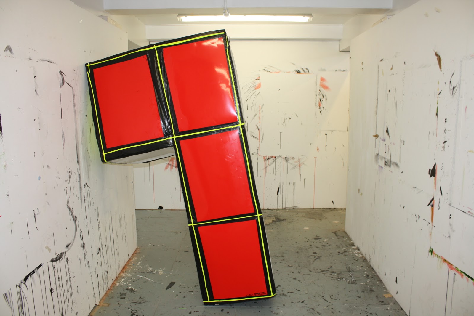 Ben Knights Art Giant Tetris Cube