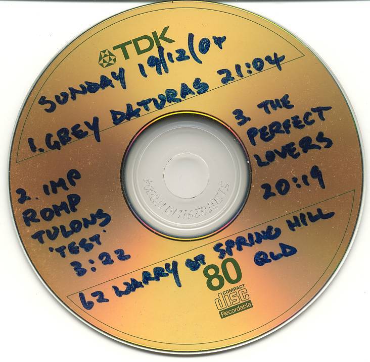 The Licorice Lounge The Perfect Lovers TDK Noise Rock!