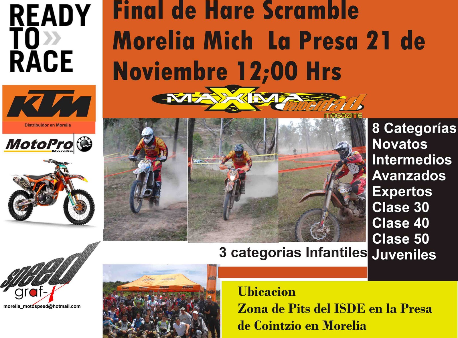 Pasión Por la Velocidad! Gran Final del Campeonato Hare Scramble