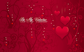 Be my Valentine Pink Hearts HD Wallpaper