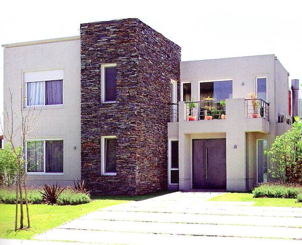 Arquitectura de Casas: Fachadas con piedra laja