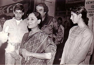 Jaya Bachchan With Abhishek
