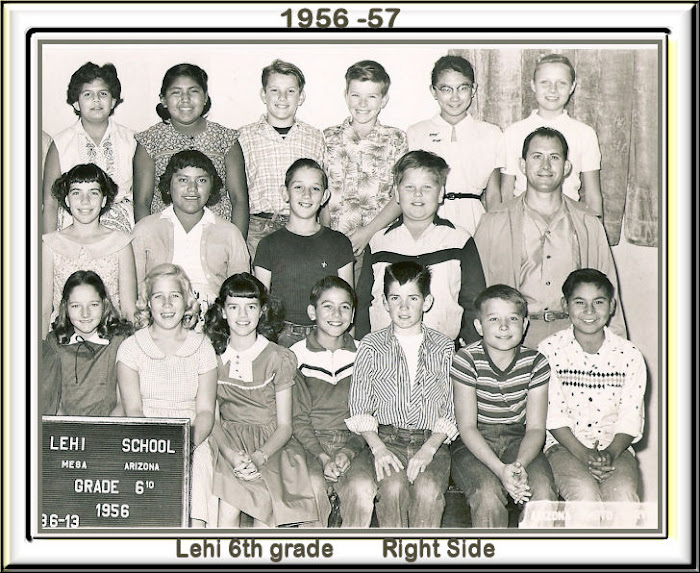 Lehi 6th grade 1956-57 Right Side