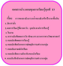 ชุดการเรียนรู้ที่ 13