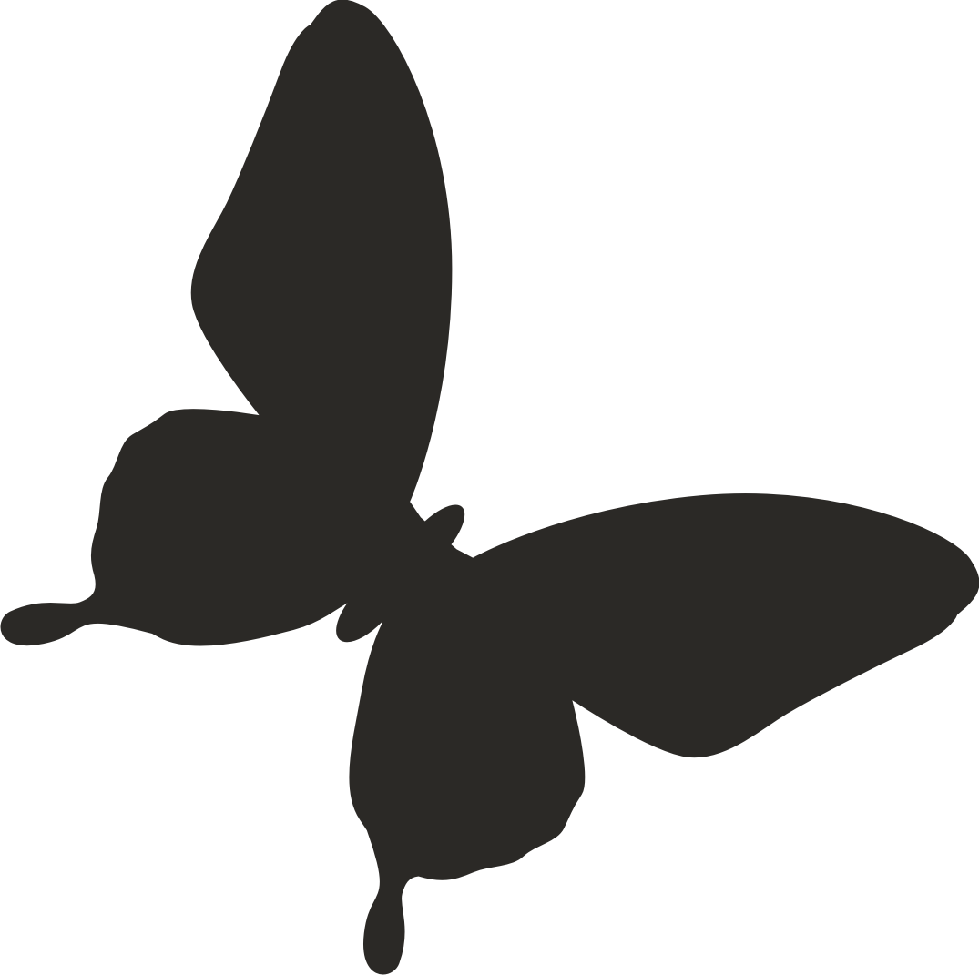 butterfly silhouette clip art free - photo #7