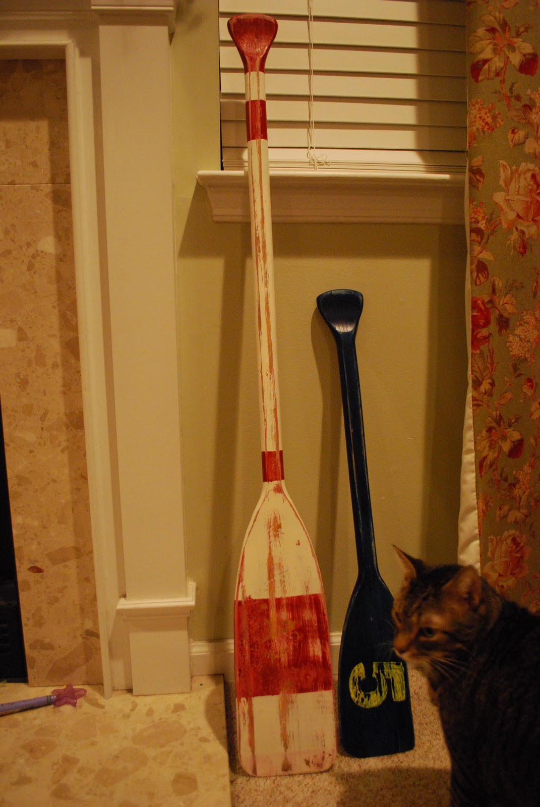 Tulip and Turnip {DIY} Hanging the Oars