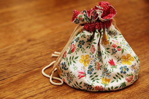 Drawstring Bag Pattern - Homemade Holiday Gifts