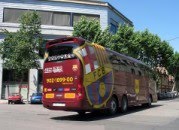 El Barcelona viaja a Milan en autobús