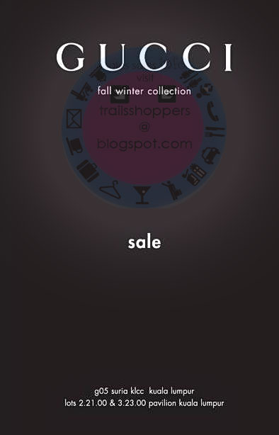Gucci Sale : 3 December 2010 - 23 January 2011 - Trailsshoppers Online ...