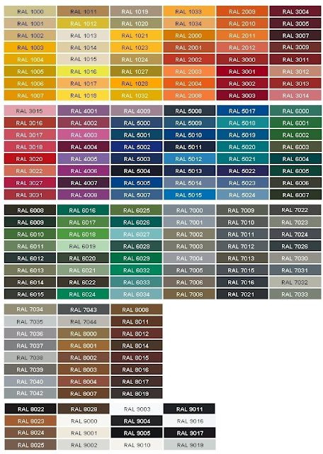 Dale color a tu vida.: Paletas de colores.