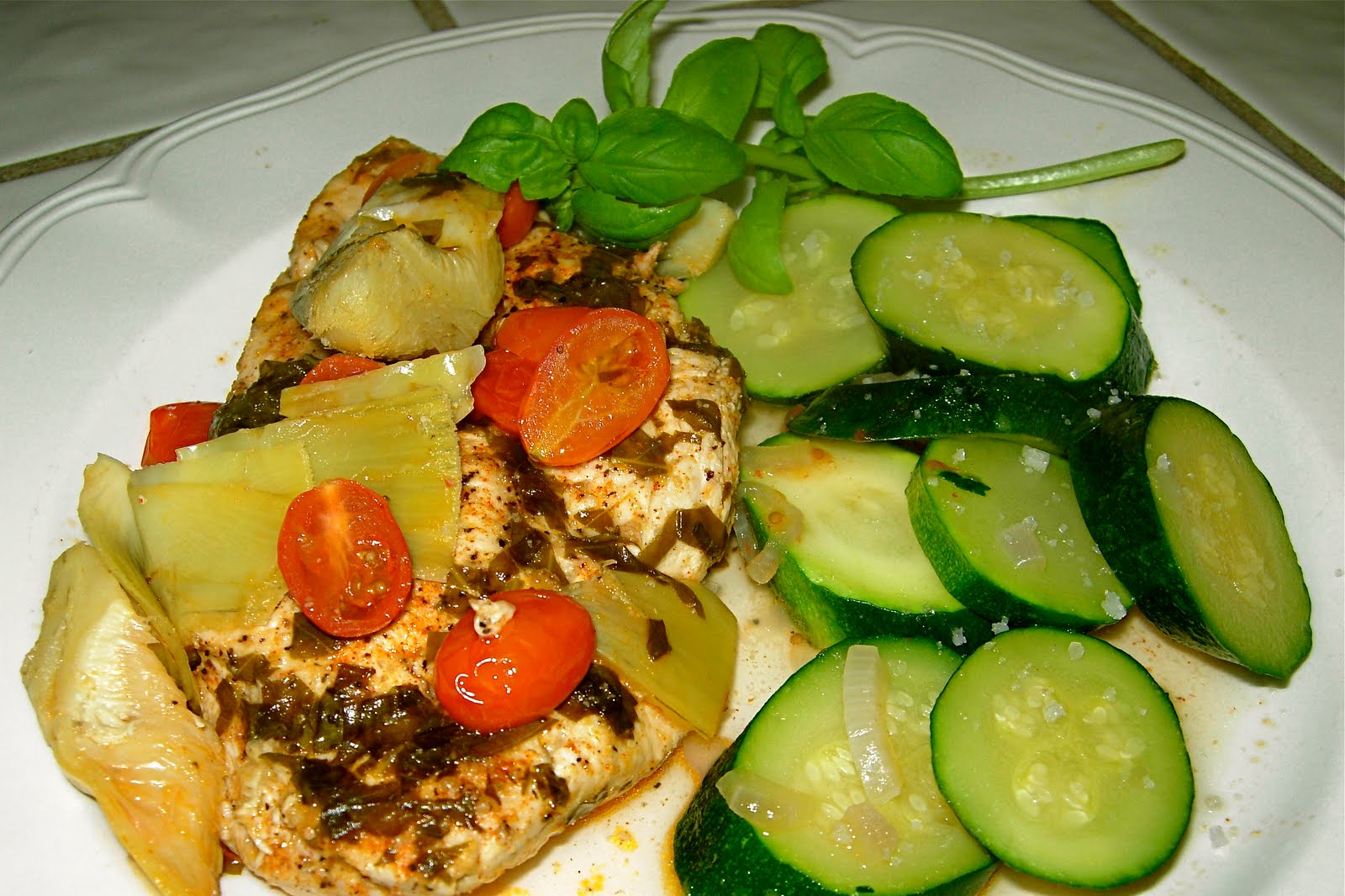 CFSCC presents EAT THIS! Baked Chicken With Artichoke Hearts & Tomatoes