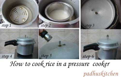 How to cook rice in a pressure cooker (with pics ...