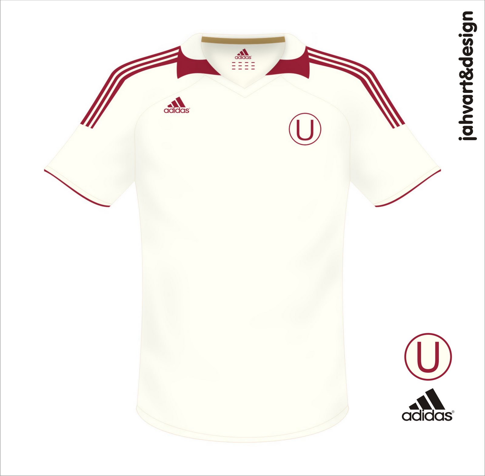 gramática Deportes Escepticismo jahv art&desing: Camiseta de Universitario de Deportes template adidas
