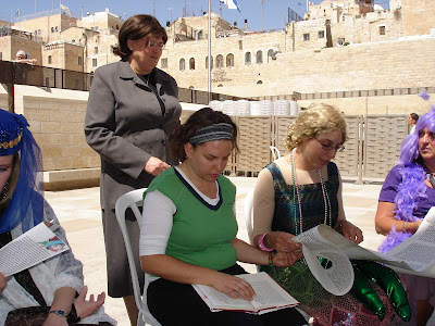 Women’s Megillah reading at Western Wall