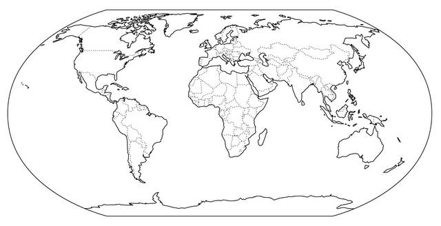 Lali Piñeiro Castilla Mapas Mudos Para Imprimir Del Mundo