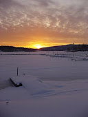 Sunna välsignade oss med en andlöst vacker solnedgång December 2009