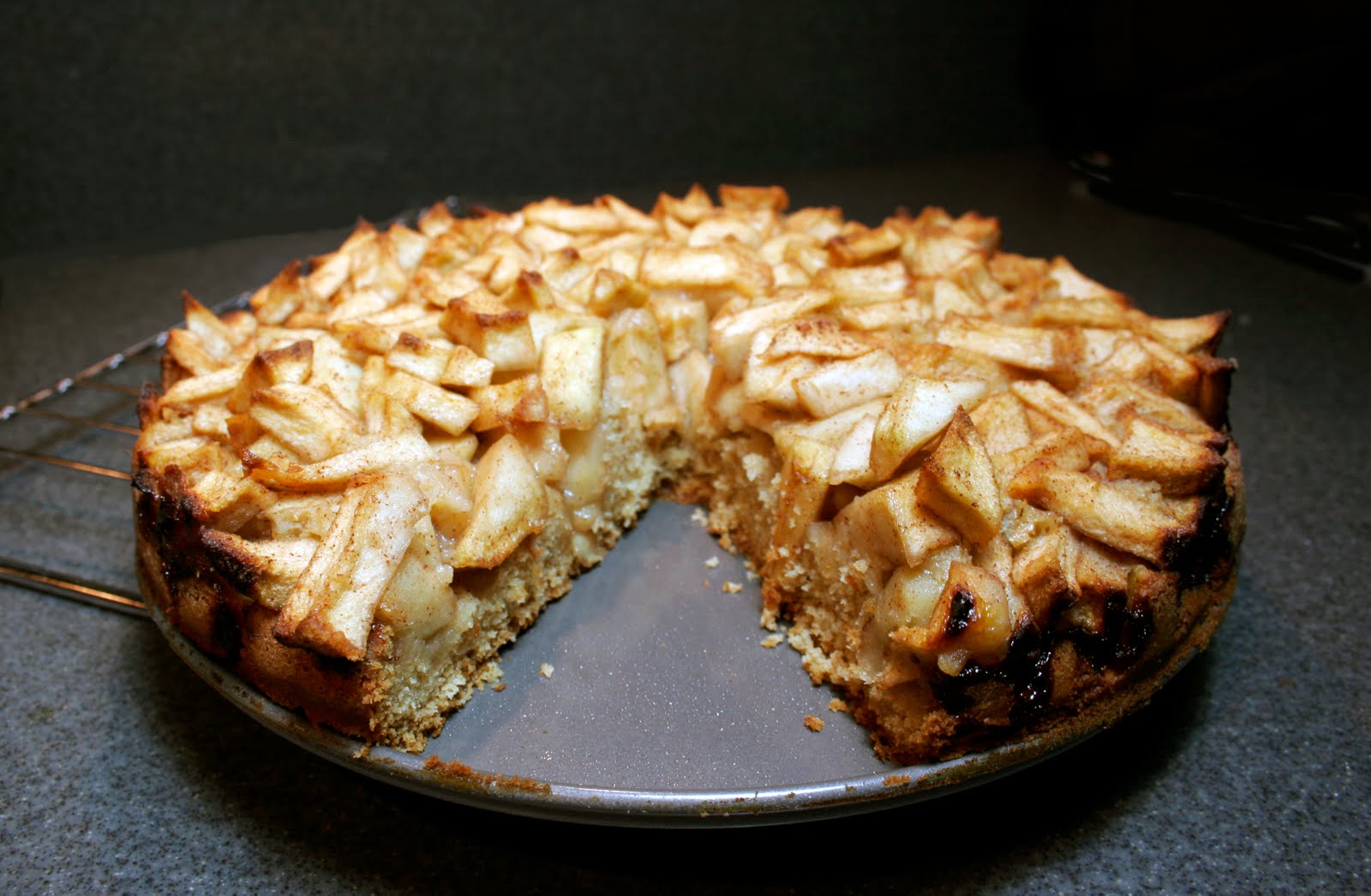 Do Not Feed the Editor recipe Not Quite Mom's German Apple Cake