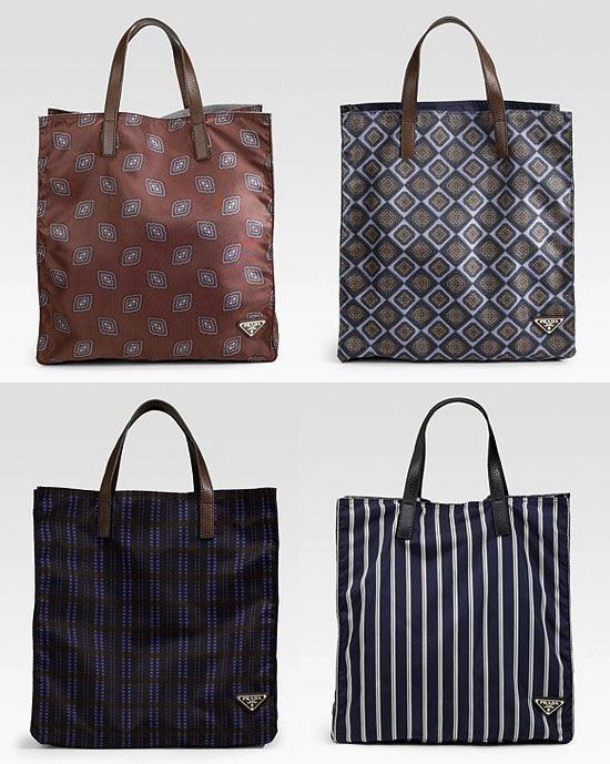 prada nylon shopper tote