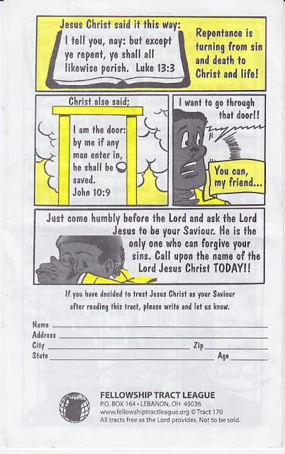 Religious Tracts And Pamphlets: Making Jack Chick look like ART!