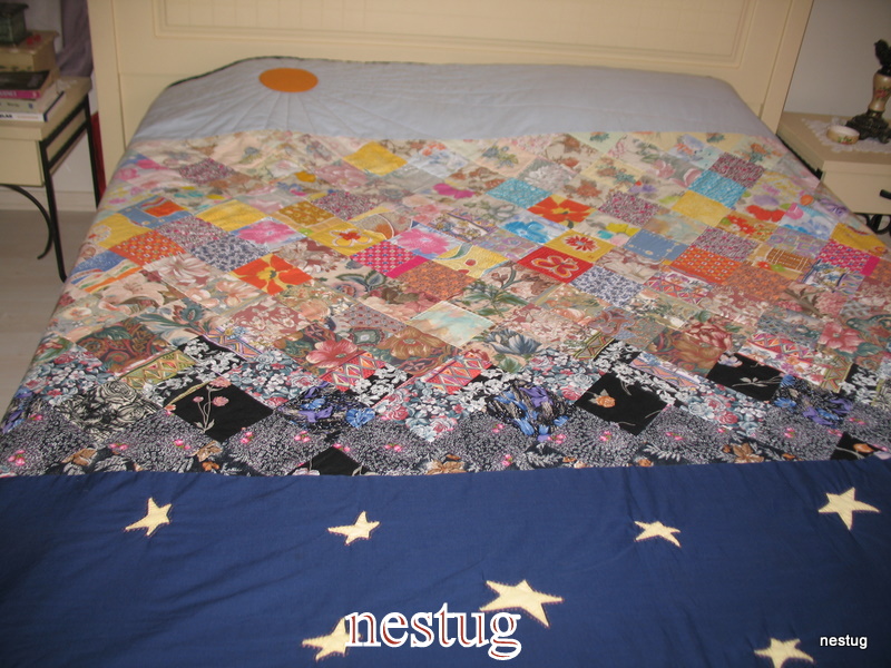 nestug GÜNDÜZGECE PATCHWORK YATAK ÖRTÜSÜ