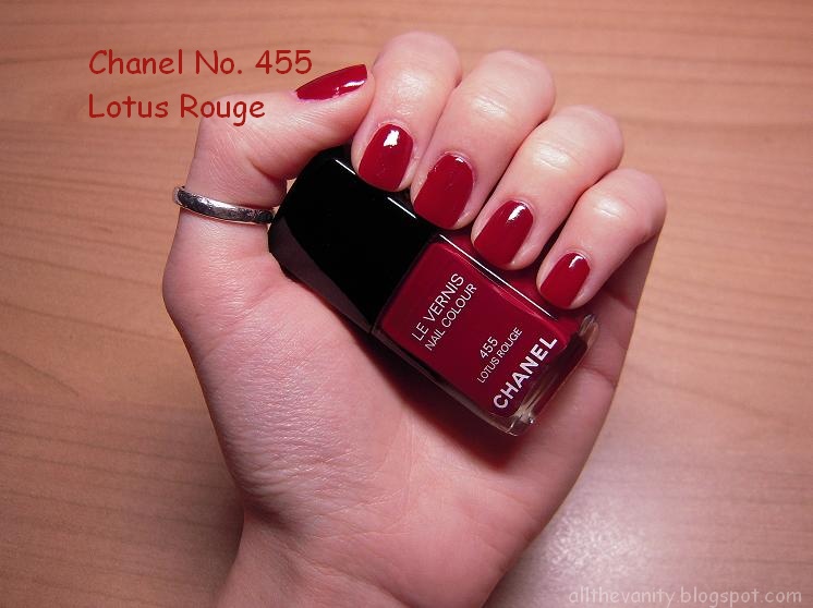 chanel red gel nail polish