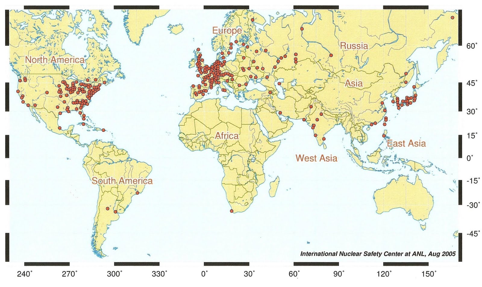 Kärnkraftverk I Världen Karta – Karta 2020