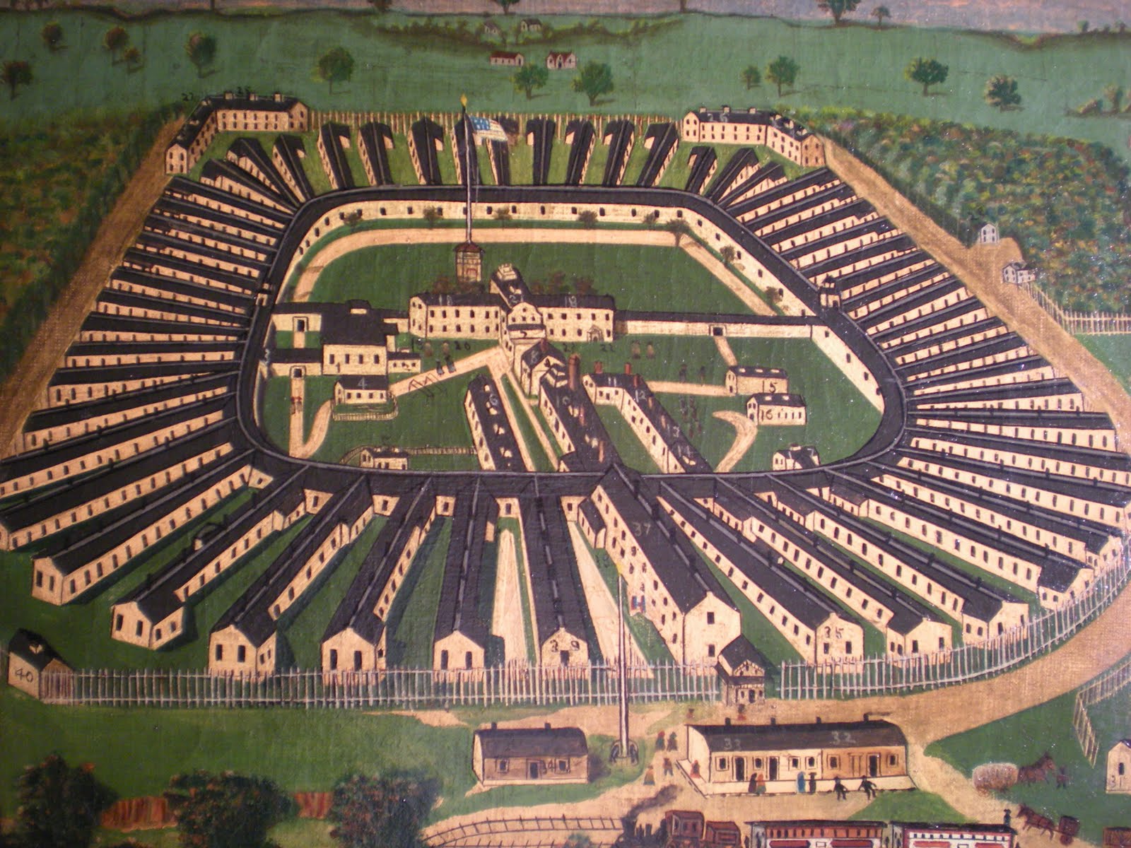 American Folk Art Cooperstown A Civil War Army Hospital In the Round