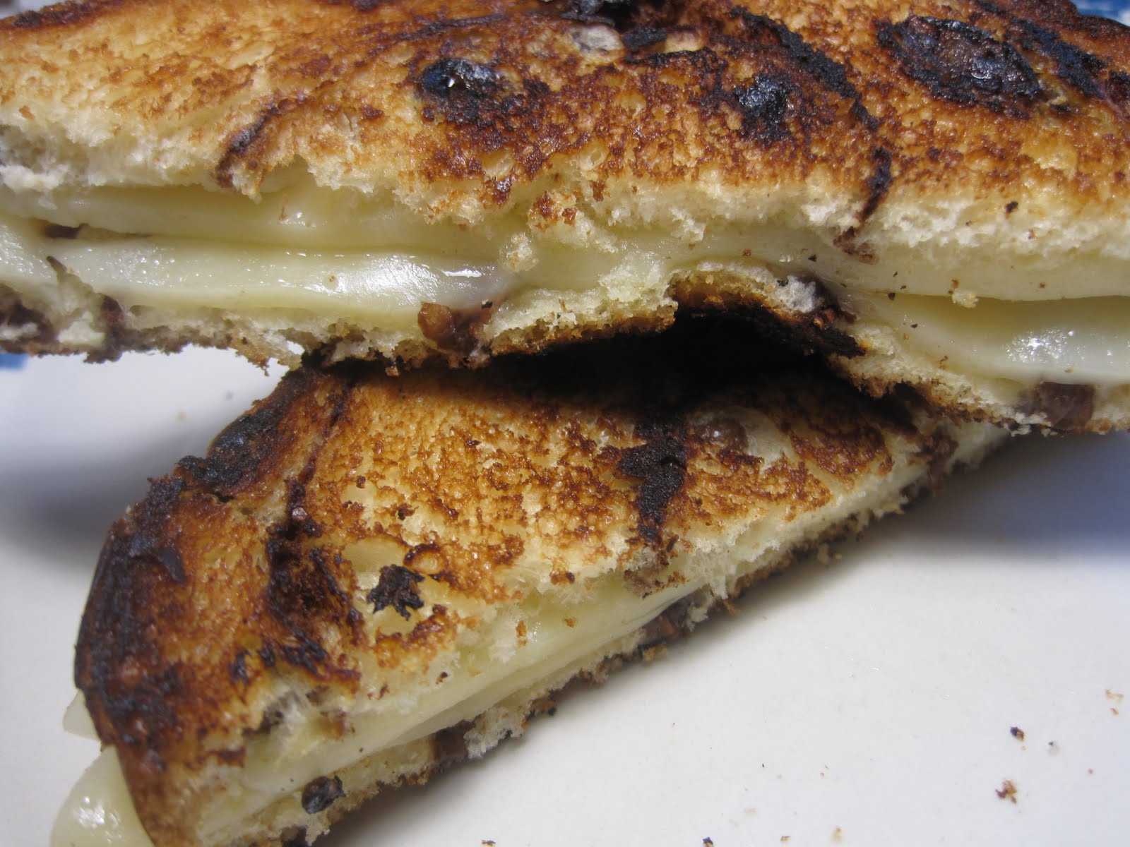 the mixed stew Monday's Bread Bowl Raisin Swirl Grilled Cheese