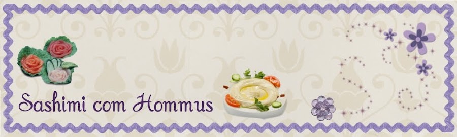 Sashimi com Hommus
