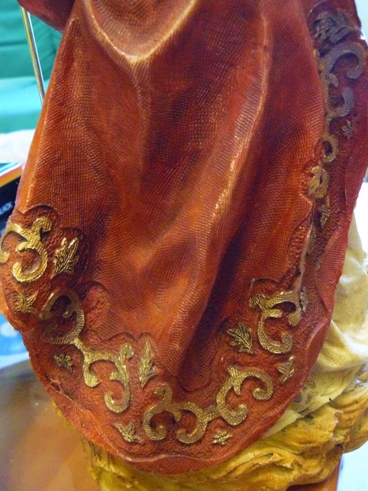 Detalle del manto de san José