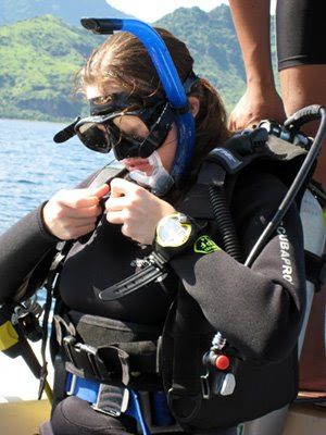 Laura Schlegel, SDI OWSD Dive 4 ready for action Captain