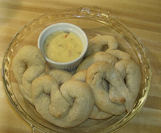 Giant Pretzels with Jalapeno Cheese Sauce | Ms. enPlace 