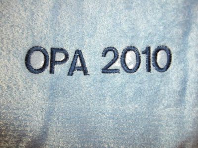 Stickerei auf Handtuch: Opa 2010