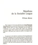 Manifeste de la Socialist League (1885)