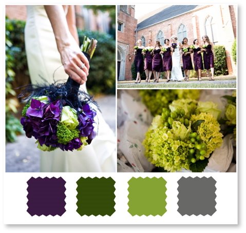 I am really loving the palette of this wedding from one of the writers of 
