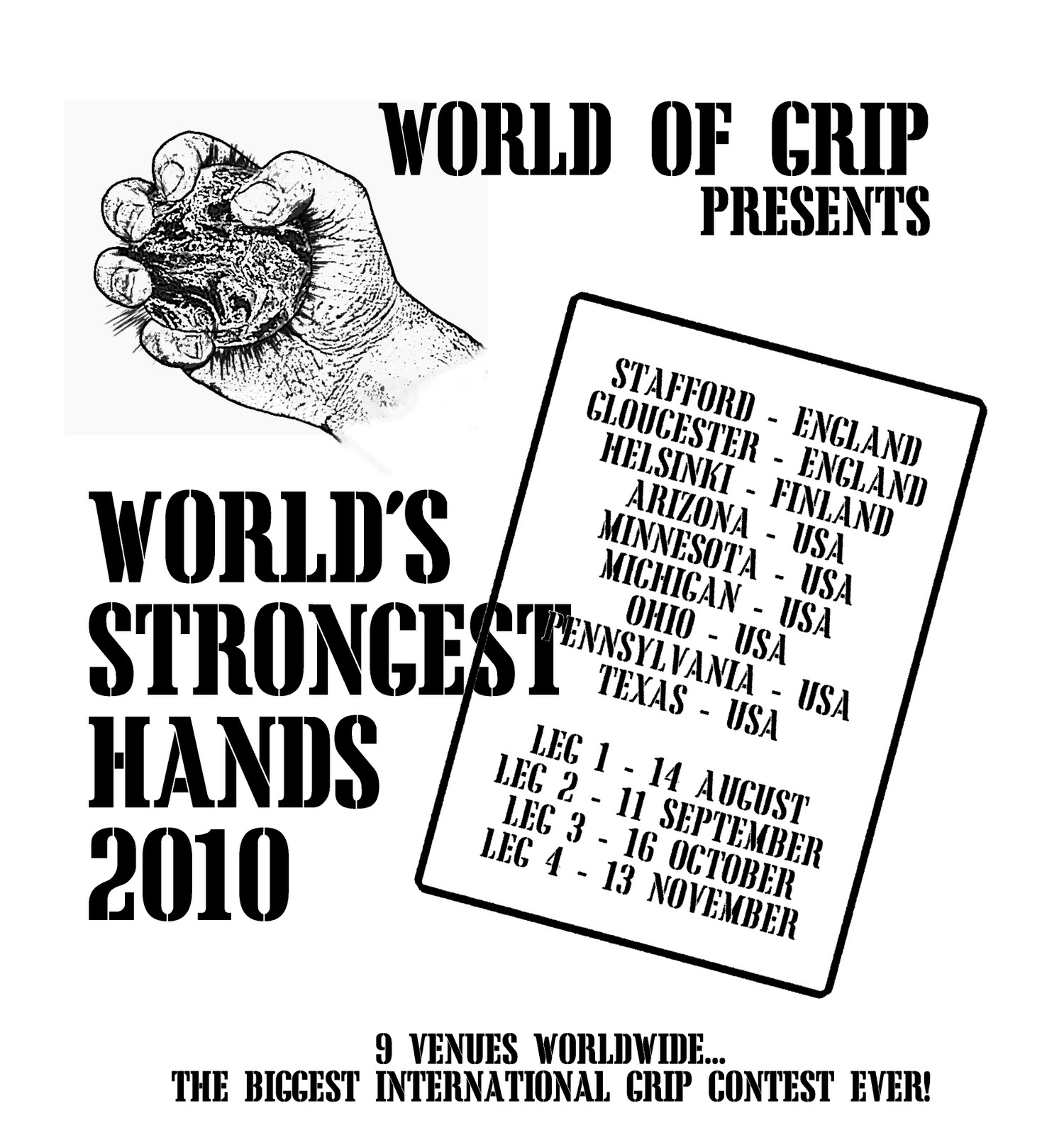 Muscle, Strength and Power News World of Grip Worlds Strongest Hands
