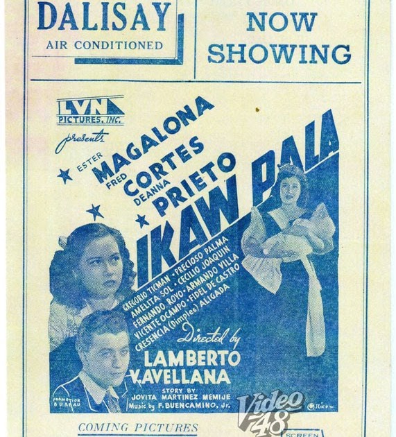 Video 48 RARE PREWAR TAGALOG MOVIE FLYERS 29 ESTER MAGALONA, FRED