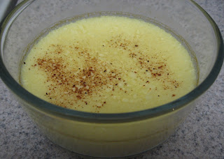 Pineapple custard, adapted from Sweet and Sugarfree by Karen Barkie