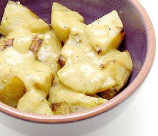 braised Japanese turnips with mustard sauce