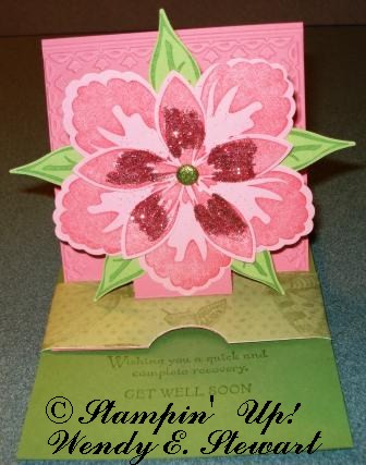 Flower Card on Ink Ink And Away  3d Popup Flower Card And Valentine S Day Card
