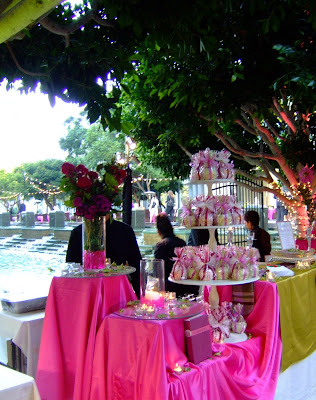 A fun candy station drew crowds