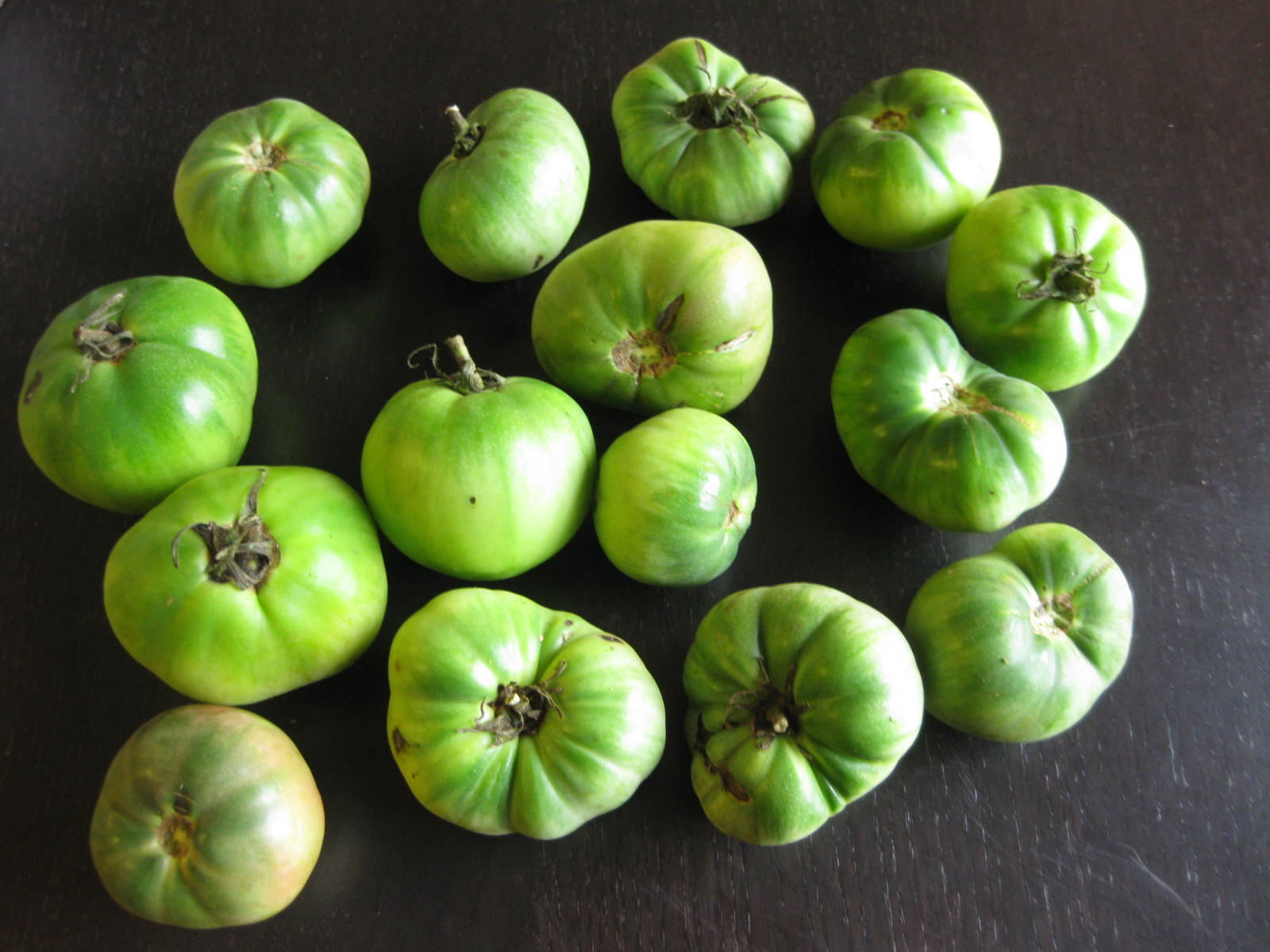 Southern Fried Curry Green Tomato Pickle, South Indian Style