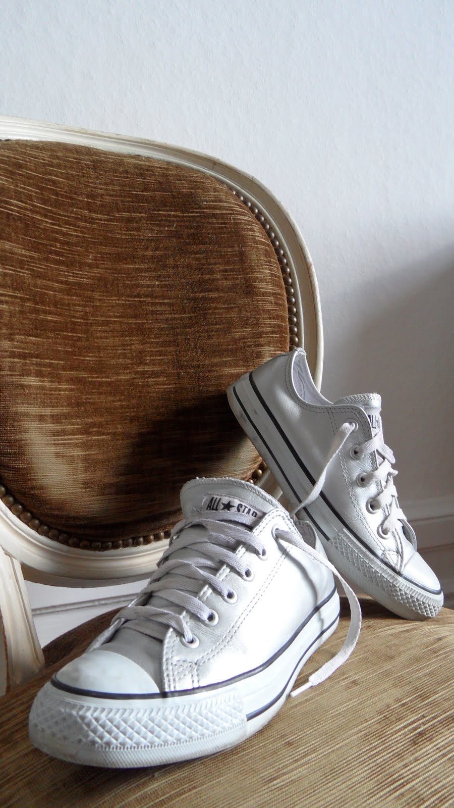 converse argenté plateforme