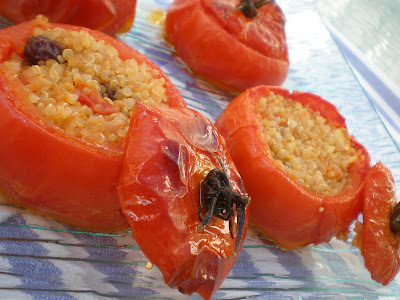 HEMC#31 Tomates rellenos de quinoa a la griega - Lola en la cocina