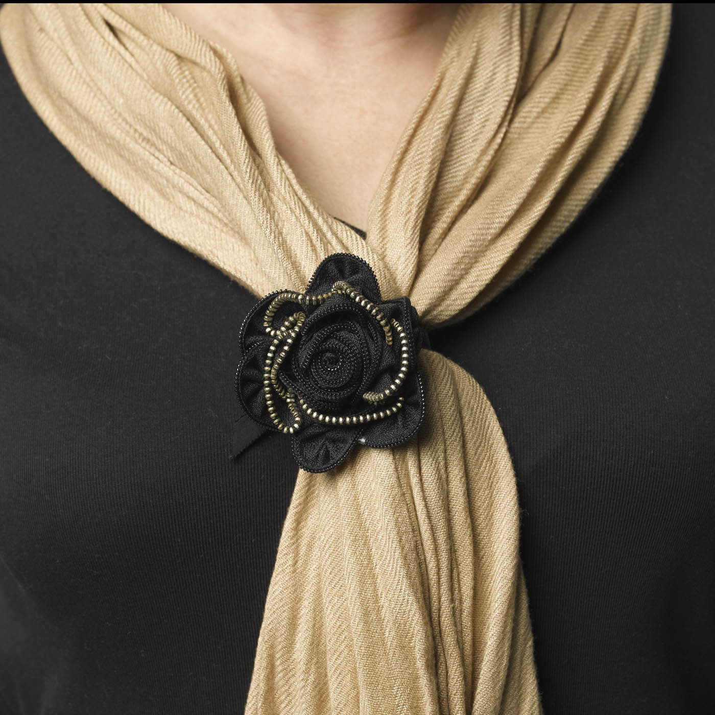 Zippity Doo dah; flowers made from vintage zippers WOW May already....