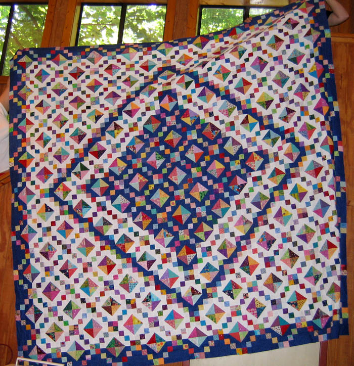 ForestJane Designs Jewel Box quilt top together!