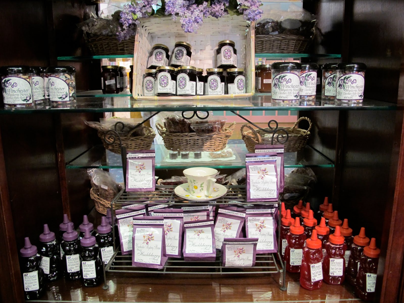 Classy Eats Huckleberries at The Winchester Mystery House Gift Shop