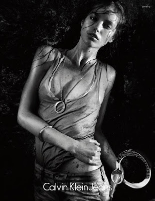 lesley davies jewellery. Calvin Klein Jeans Watches & Jewelry S/S 2010 Ad - Emily DiDonato & Sean 